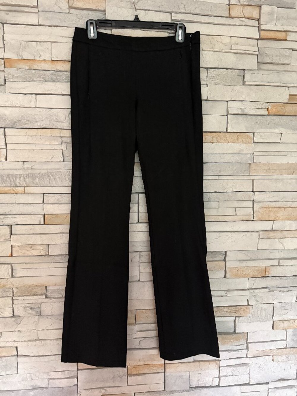 Le Chateau Black Side Zip Trousers Sz 5/6 Zipper Pockets NWOT